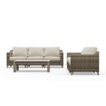Denali Double Sofa Patio Set with Coffee table - SunVilla Home