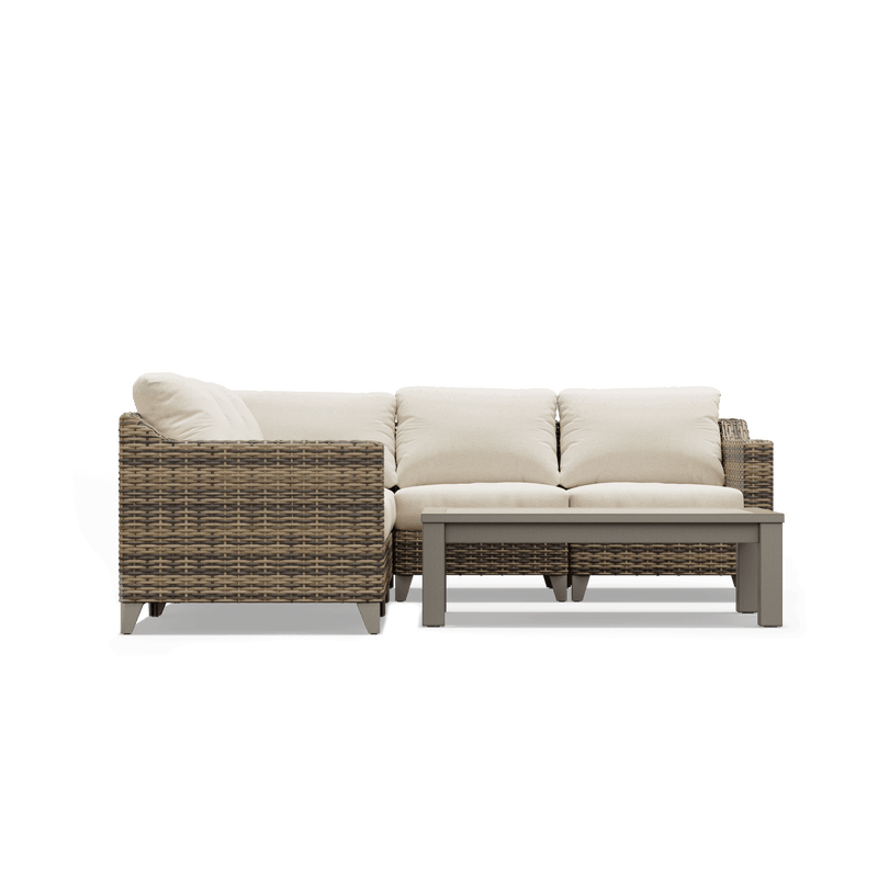 Denali Medium Outdoor Sectional with Coffee Table - SunVilla Home