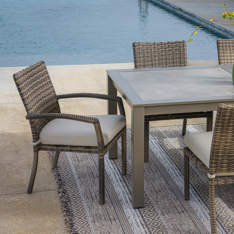 Denali Patio Dining Table & 8 Dining Chairs - SunVilla Home